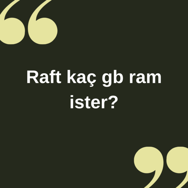 Raft kaç gb ram ister? 7