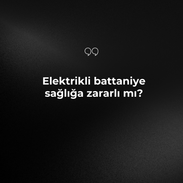 Elektrikli battaniye sağlığa zararlı mı? 1
