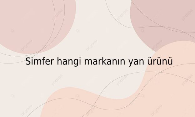 Simfer hangi markanın yan ürünü 1