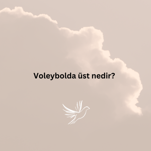 Voleybolda üst nedir? 1