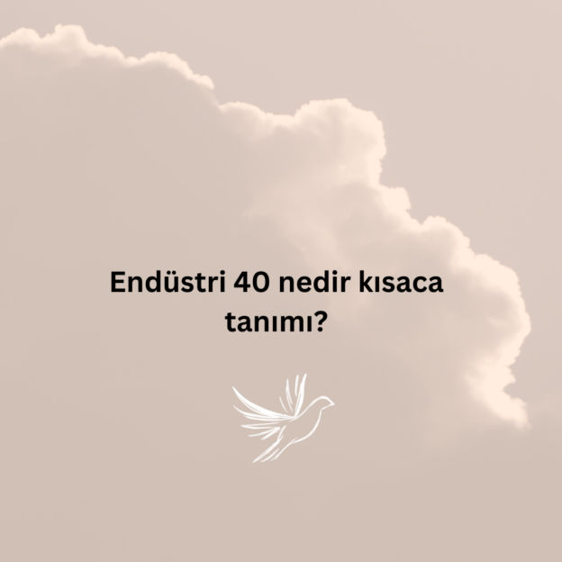 Endüstri 40 nedir kısaca tanımı? 1