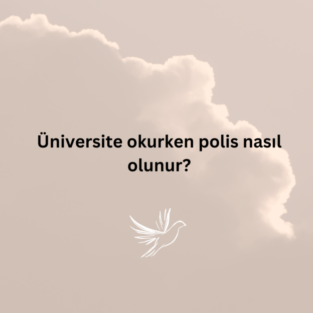 Üniversite okurken polis nasıl olunur? 1