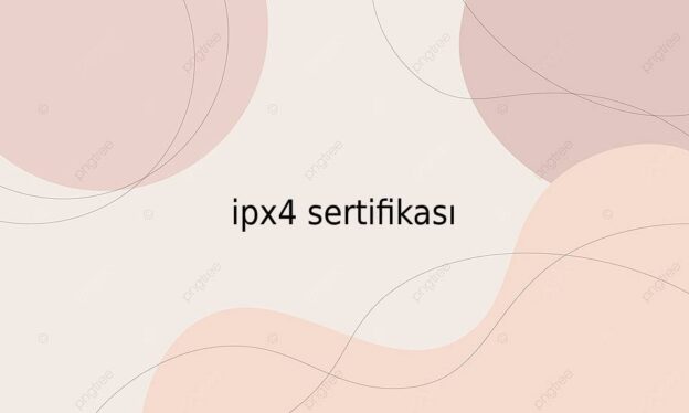 ipx4 sertifikası 1