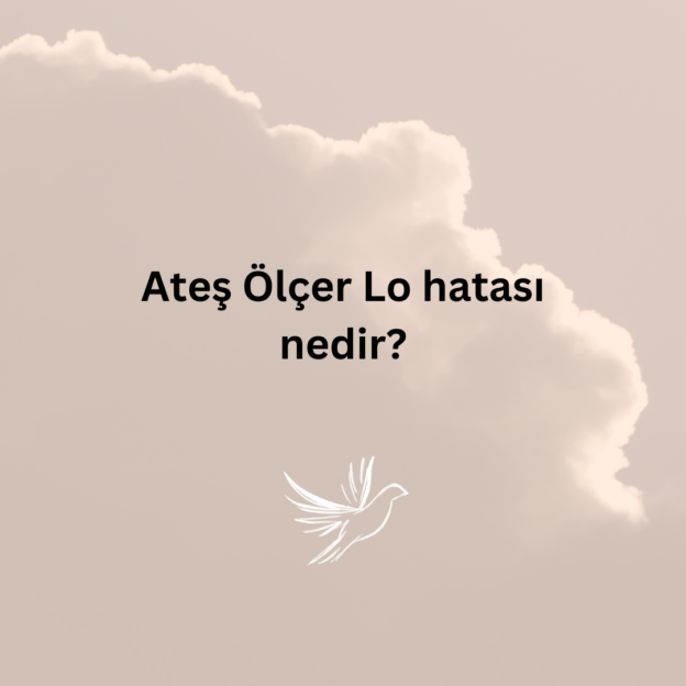 Ateş Ölçer Lo hatası nedir? 1
