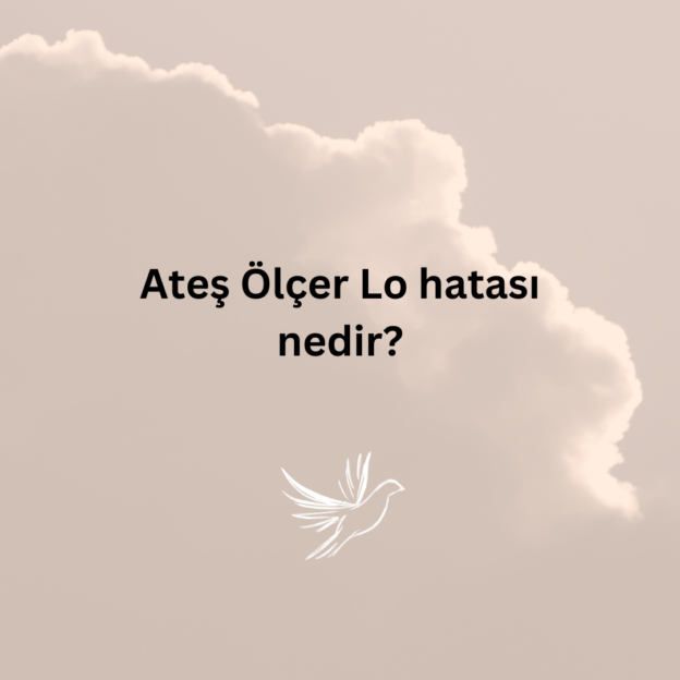 Ateş Ölçer Lo hatası nedir? 8