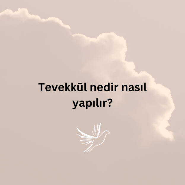 Tevekkül nedir nasıl yapılır? 1