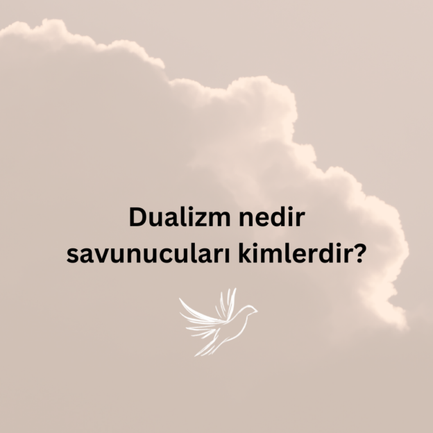 Dualizm nedir savunucuları kimlerdir? 1