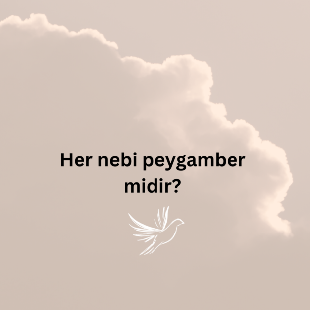 Her nebi peygamber midir? 4