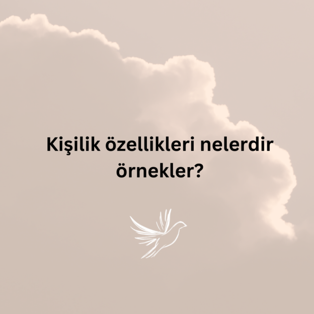 Kişilik özellikleri nelerdir örnekler? 1