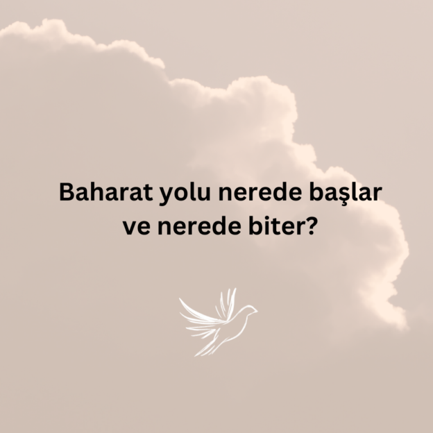Baharat yolu nerede başlar ve nerede biter? 1