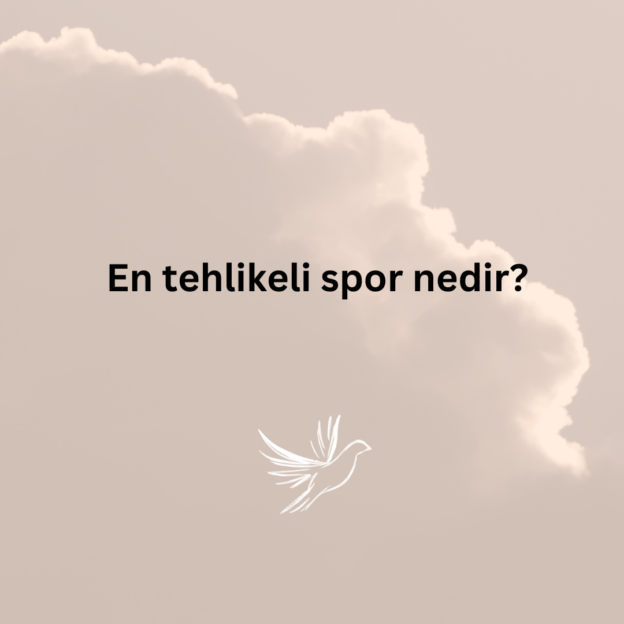 En tehlikeli spor nedir? 1