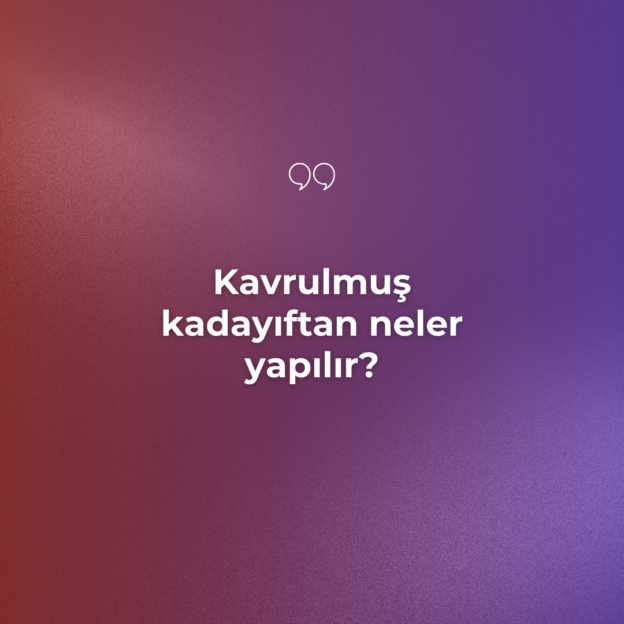 Kavrulmuş kadayıftan neler yapılır? 1