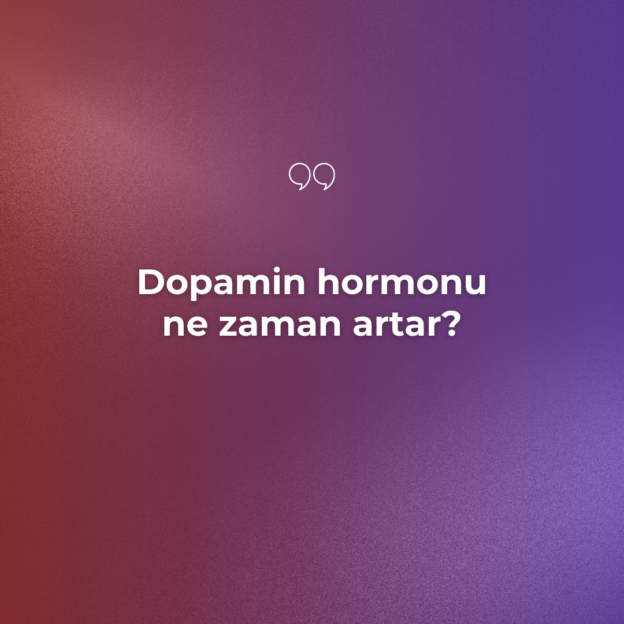 Dopamin hormonu ne zaman artar? 4