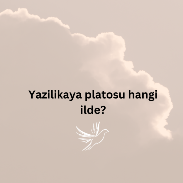 Yazilikaya platosu hangi ilde? 1