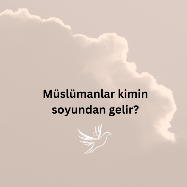 Müslümanlar kimin soyundan gelir? 1
