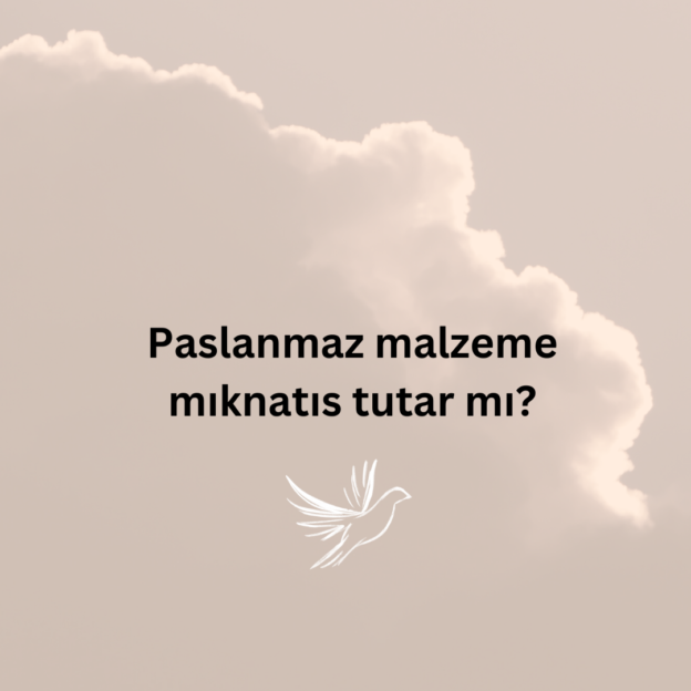 Paslanmaz malzeme mıknatıs tutar mı? 1