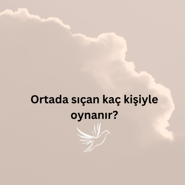 Ortada sıçan kaç kişiyle oynanır? 1