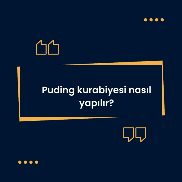 Puding kurabiyesi nasıl yapılır? 9