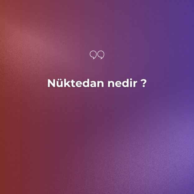 Nüktedan nedir ? 1