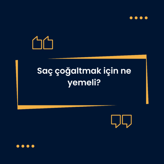 Saç çoğaltmak için ne yemeli? 1