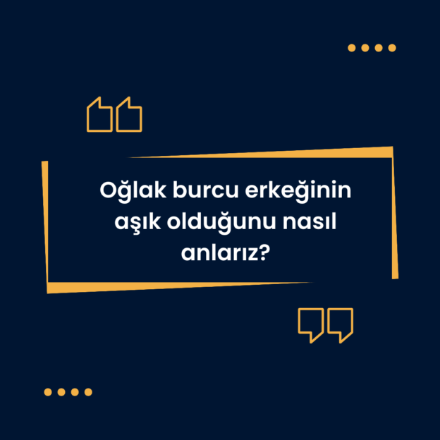 Oğlak burcu erkeğinin aşık olduğunu nasıl anlarız? 1