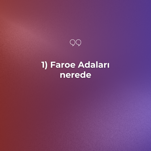 Faroe Adaları nerede 3