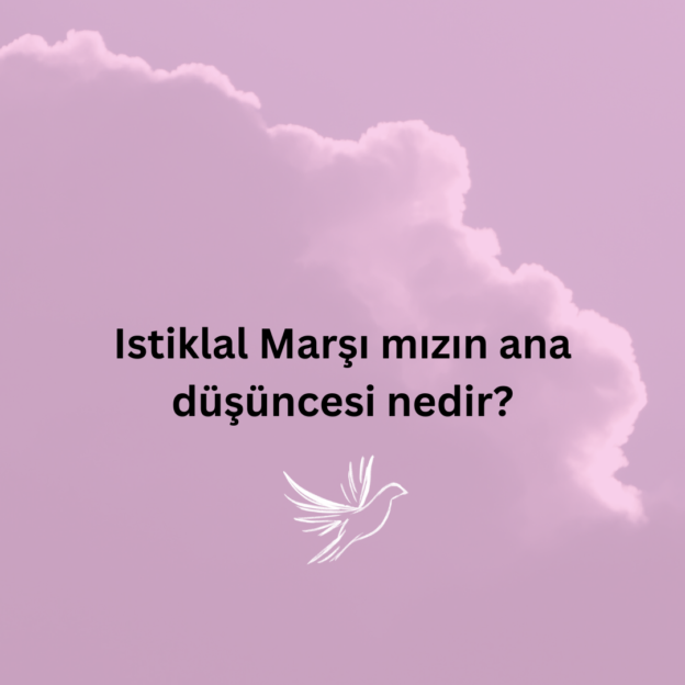 Istiklal Marşı mızın ana düşüncesi nedir? 8