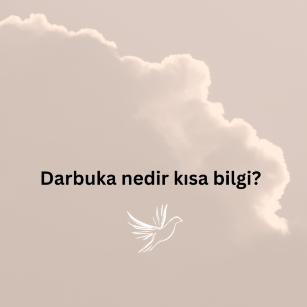 Darbuka nedir kısa bilgi? 1