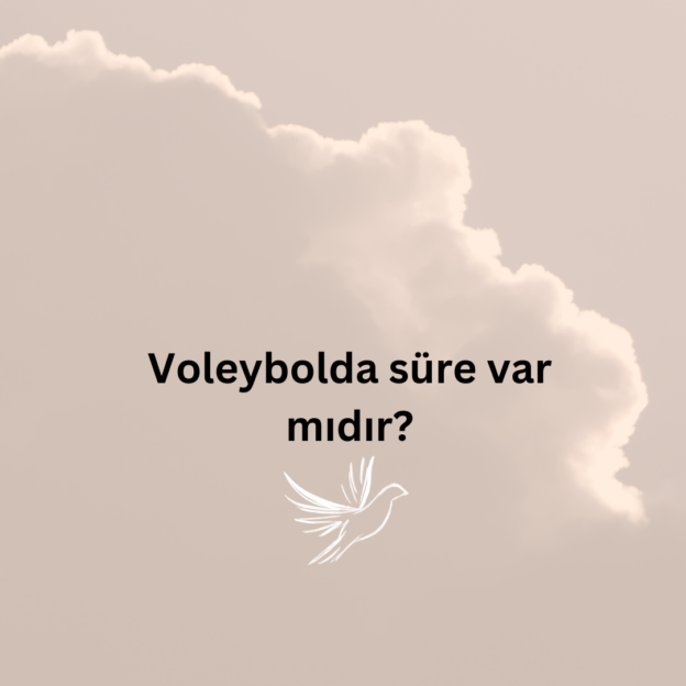 Voleybolda süre var mıdır? 1