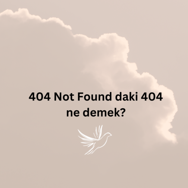 404 Not Found daki 404 ne demek? 10