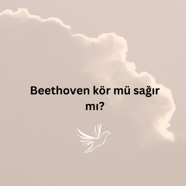 Beethoven kör mü sağır mı? 1