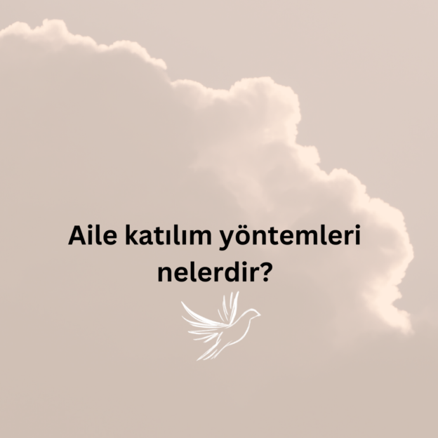 Aile katılım yöntemleri nelerdir? 1