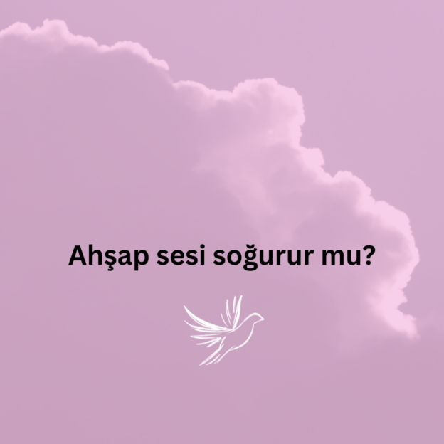 Ahşap sesi soğurur mu? 8