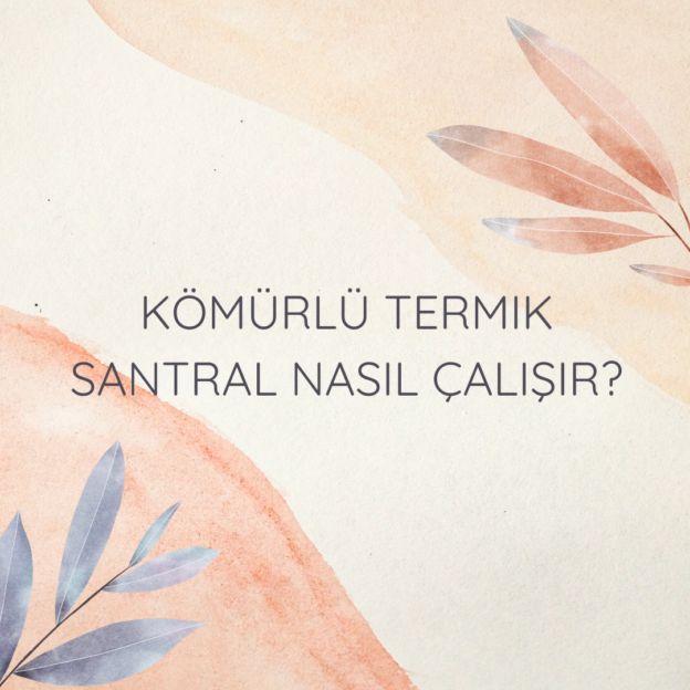 Kömürlü termik santral nasıl çalışır? 1