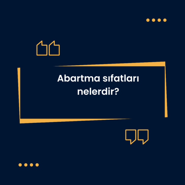 Abartma sıfatları nelerdir? 6