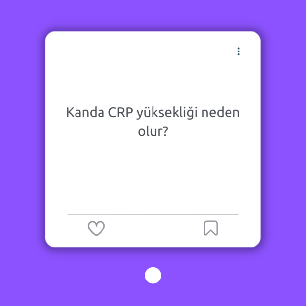 Kanda CRP yüksekliği neden olur? Ne Demek Zıt Anlamı Eş Anlamı