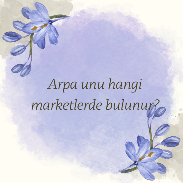 Arpa unu hangi marketlerde bulunur?