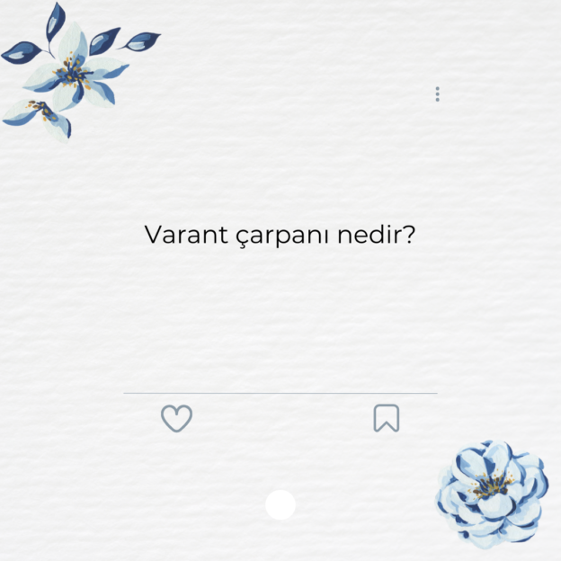 Varant çarpanı nedir?