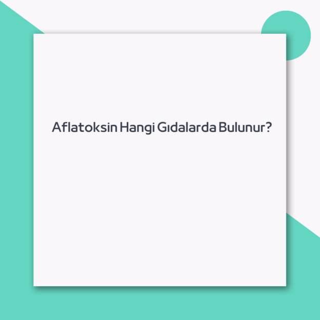 Aflatoksin Hangi Gıdalarda Bulunur?
