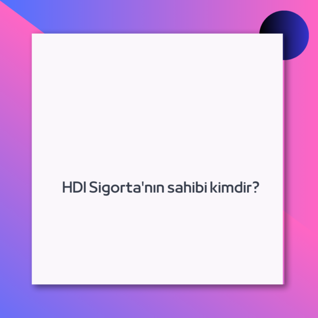 HDI Sigorta’nın sahibi kimdir?