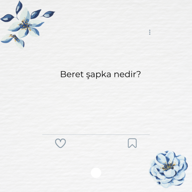 Beret şapka nedir? 1