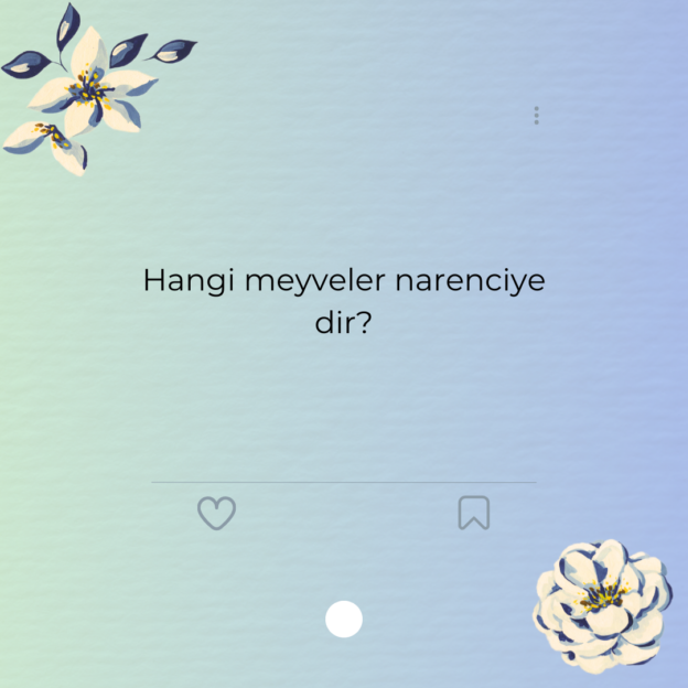 Hangi meyveler narenciye dir?