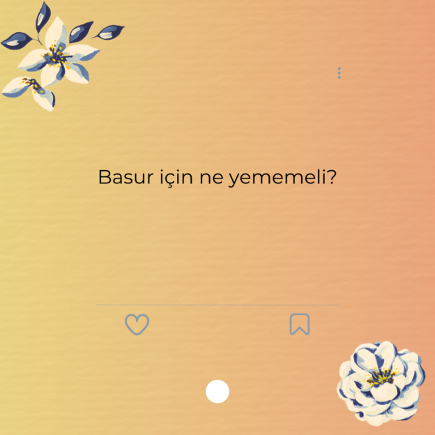 Basur için ne yememeli? 1
