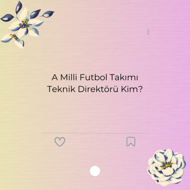 A Milli Futbol Takımı Teknik Direktörü Kim? 1