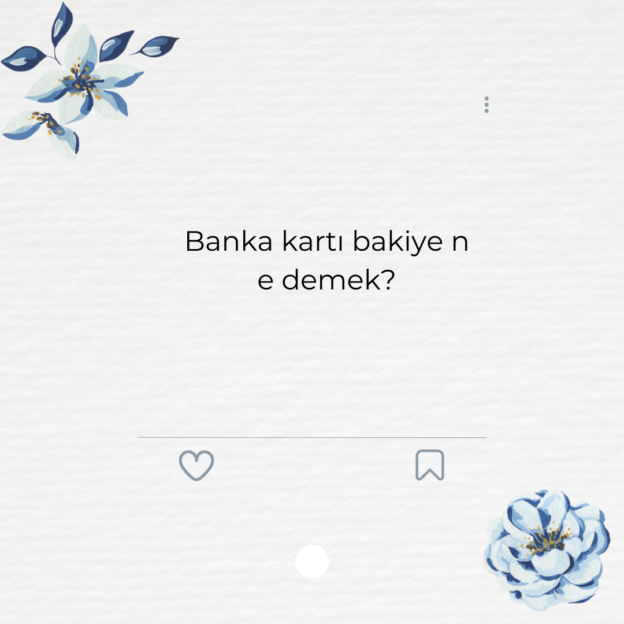 Banka kartı bakiye ne demek? 1
