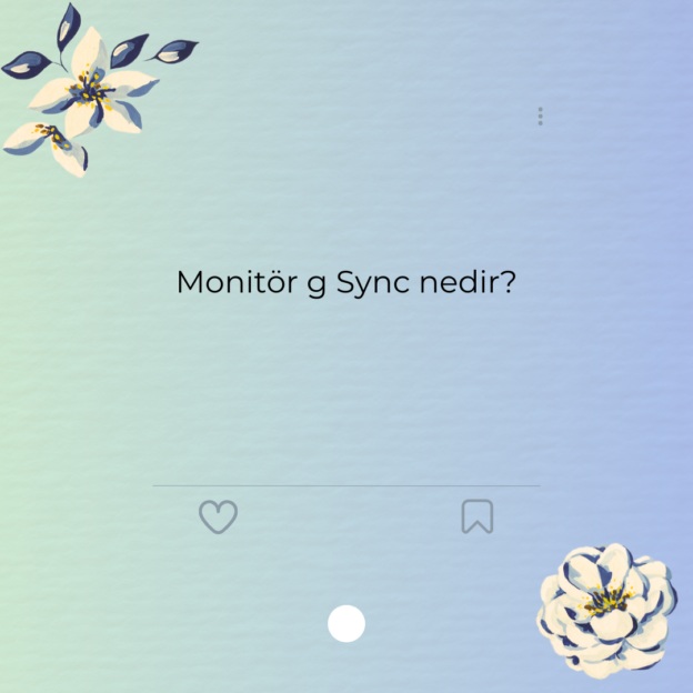Monitör g Sync nedir?