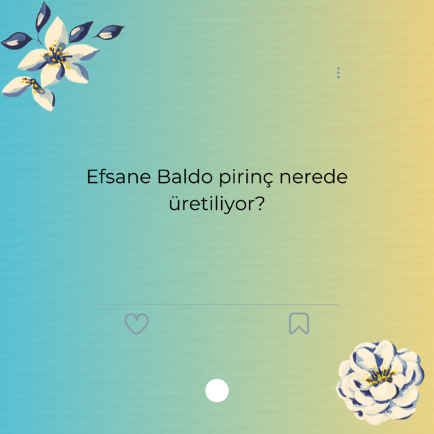 Efsane Baldo pirinç nerede üretiliyor? 1