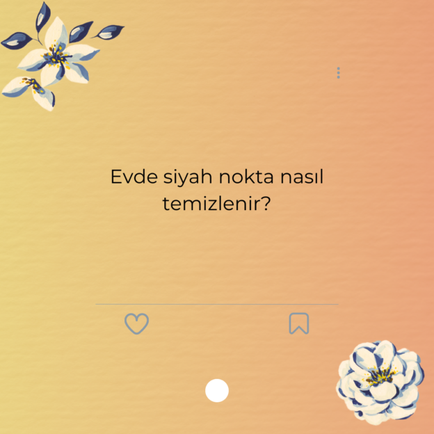Evde siyah nokta nasıl temizlenir? 1