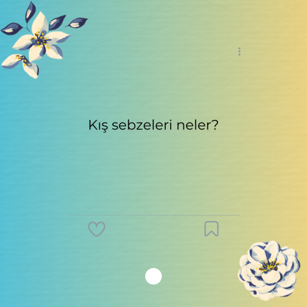 Kış sebzeleri neler? 1
