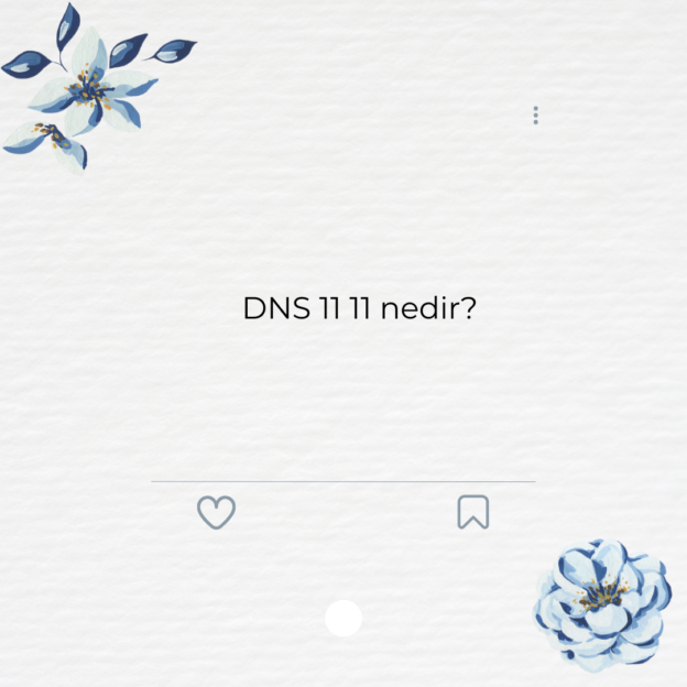 DNS 11 11 nedir? 1